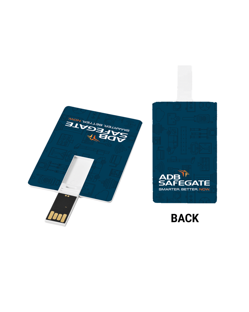 Slim card-shaped 2GB USB Flash Drive
